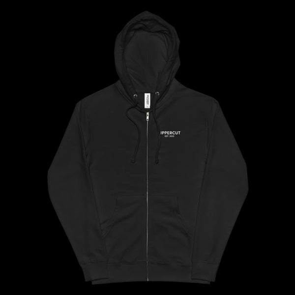 Fleece Zip Up – Black